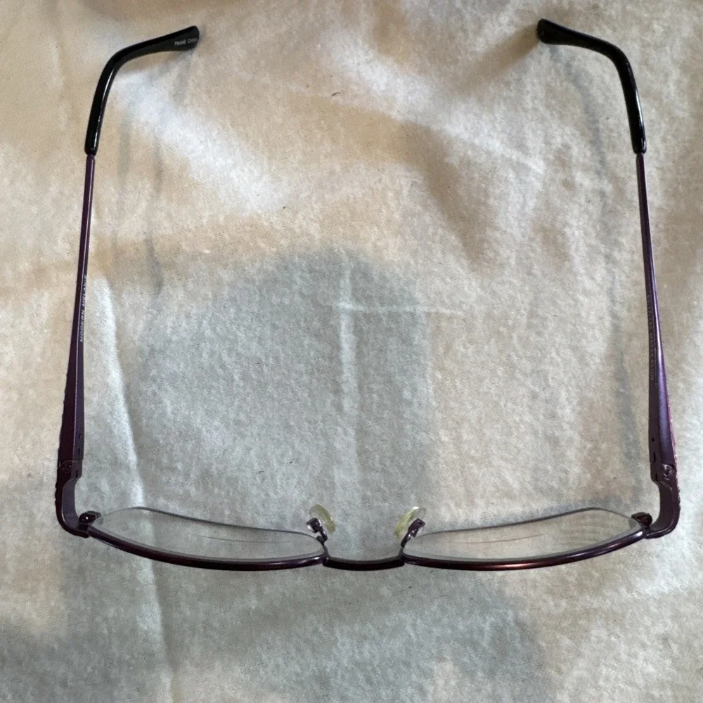 Genevieve‎ Eyeglasses PARIS MODERN MELANIE Matte Plum 53-17-140  Frames ONLY